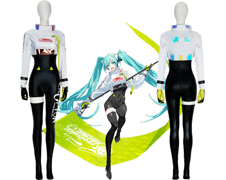 Vocaloid Hatsune Miku Miku Racing 2022 Cosplay Costumes
