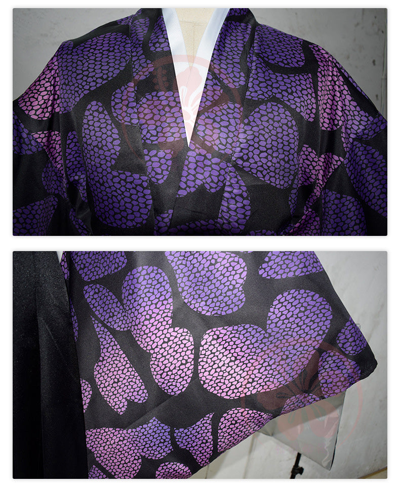 Demon Slayer Kimetsu no Yaiba Kokushibo Tsugikuni Michikatsu Kimono Cosplay Costumes