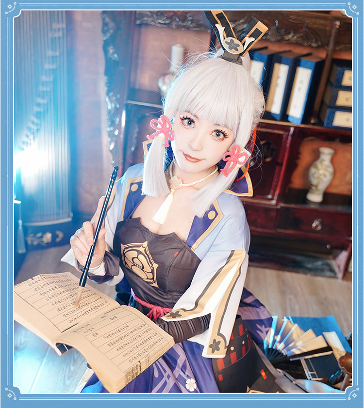 Genshin Impact Kamisato Ayaka Fullset Cosplay Costumes