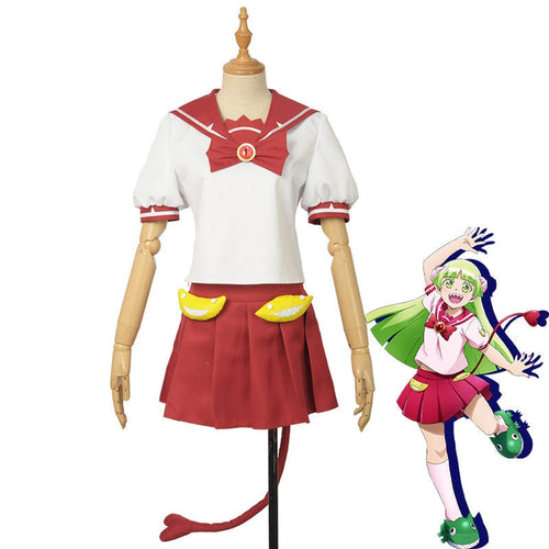 Anime bem-vindo à escola de demônios! Iruma-kun asmodeus alice babyls  cosplay traje escola uniforme formal conjunto sapatos peruca dia das bruxas  - AliExpress