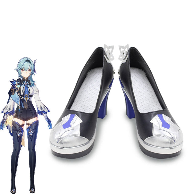 Game Genshin Impact Eula Cosplay Shoes For Sales Cosplay Clans