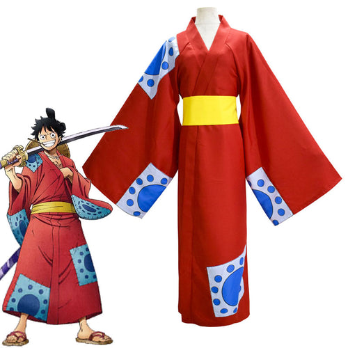 Anime One Piece The Island of Ghosts Monkey D. Luffy Halloween Cosplay  Costumes For Sales – Cosplay Clans