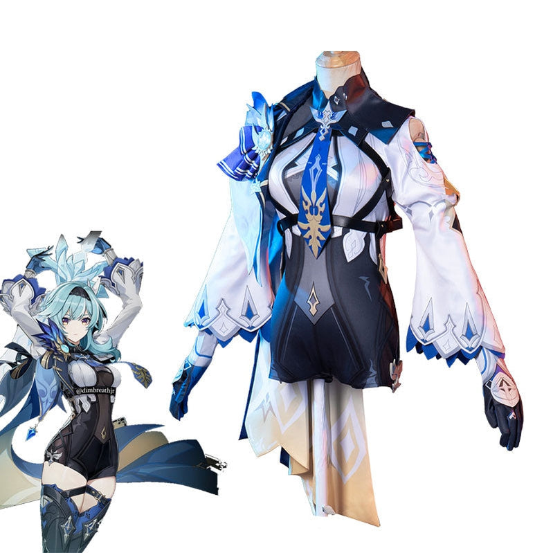 Game Genshin Impact Eula Cosplay Costumes For Sales Cosplay Clans