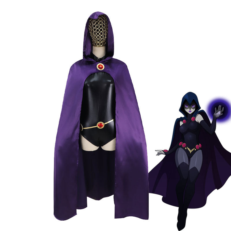 Marvel DC New Teen Titans Raven Halloween Cosplay Costumes For Sales –  Cosplay Clans