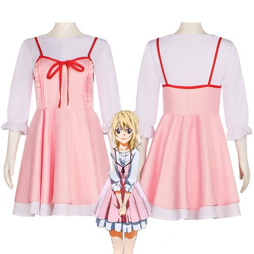 Your Lie in April Cosplay Shigatsu wa Kimi no Uso Kaori Miyazono First –  Coserz