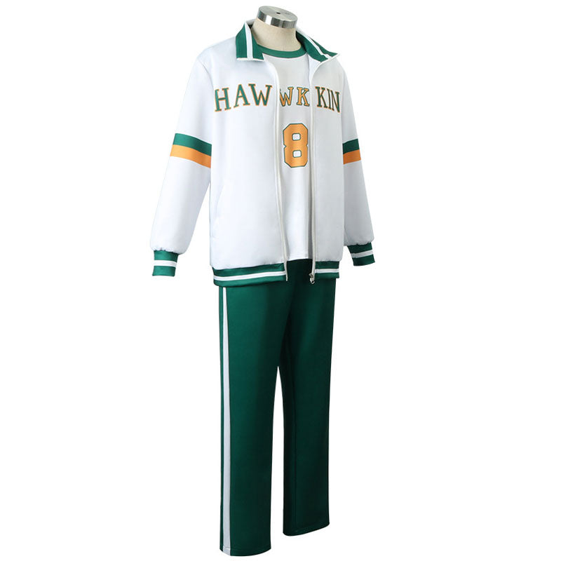 Stranger Things 4 Hawkins High School Cheer Man Unifrom Cosplay Costumes - Cosplay Clan