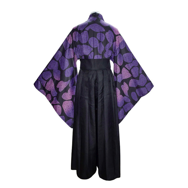 Anime Demon Slayer Kimetsu no Yaiba Kokushibo Kimono Cosplay Costumes ...