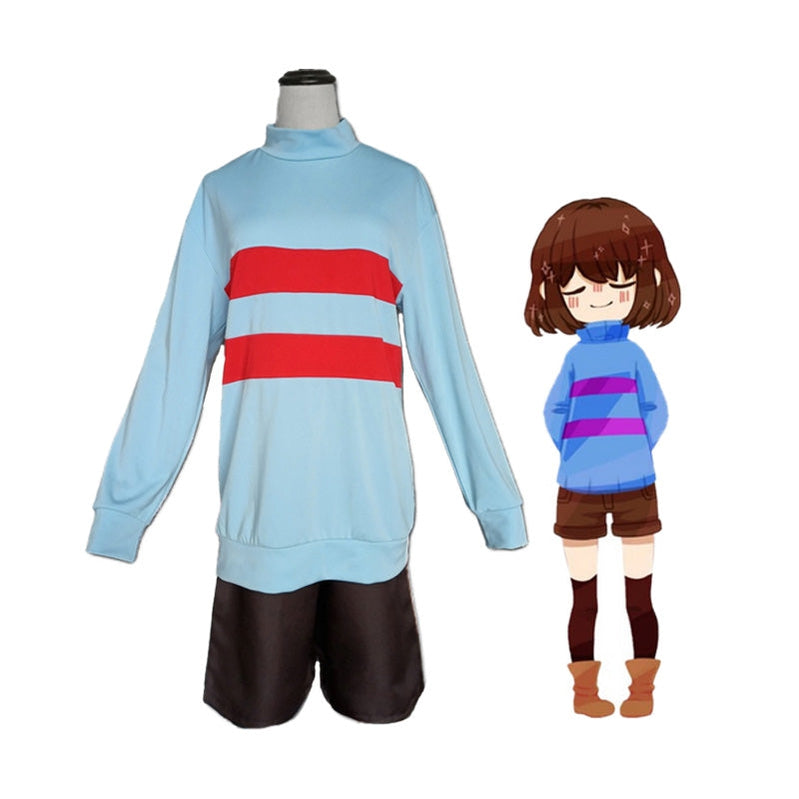 Game Undertale The Protagonist Frisk Cosplay Costume Cosplay Clans