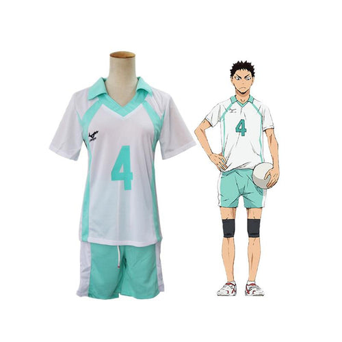 Haikyuu Season 3 Cosplay Jersey Shiratorizawa Academy Uniforms