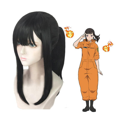 Anime Fire Force Maki Oze Fire Suit Cosplay Costume for Sale