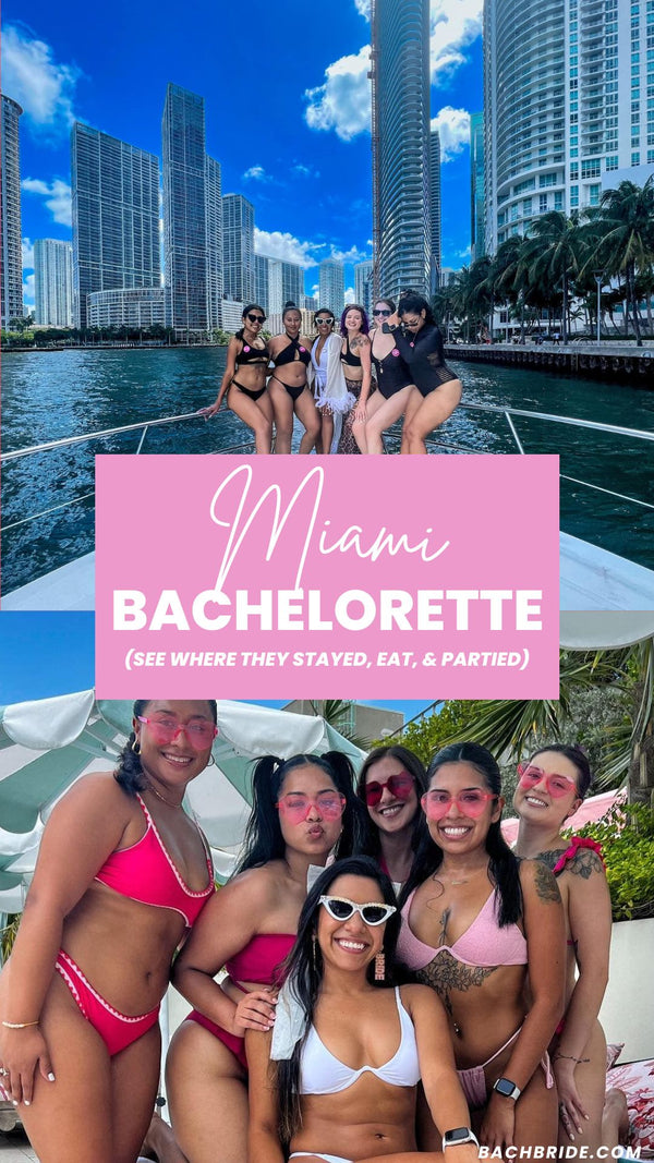 Miami Bachelorette Party Itinerary Bach Bride