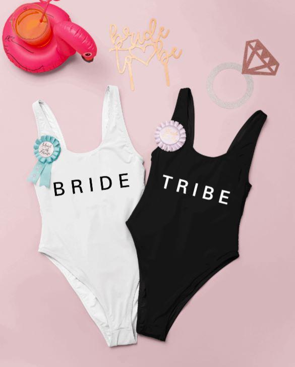 Bride Tribe Swimsuit Bachelorette Bach Bride 8869
