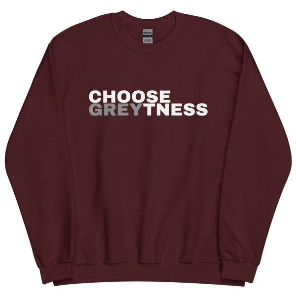 Choose Greytness Crewneck Sweater - MANHATTAN GREY