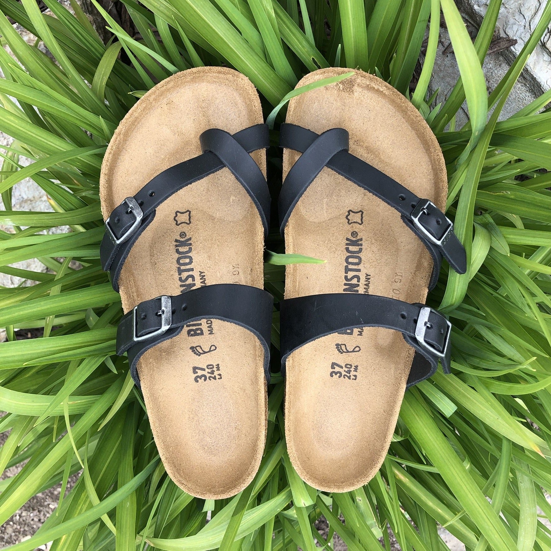 birkenstock mayari black leather