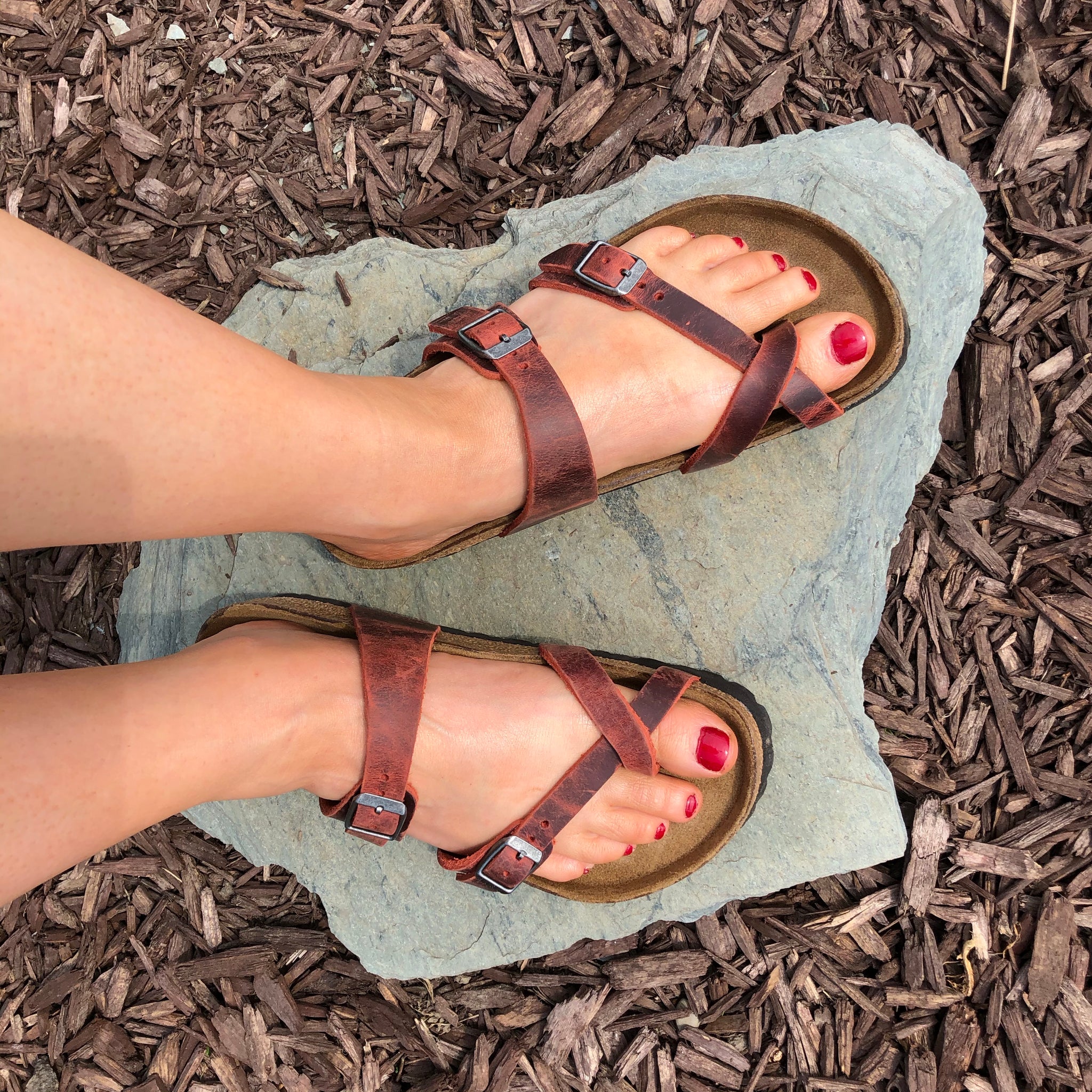 birkenstock mayari red