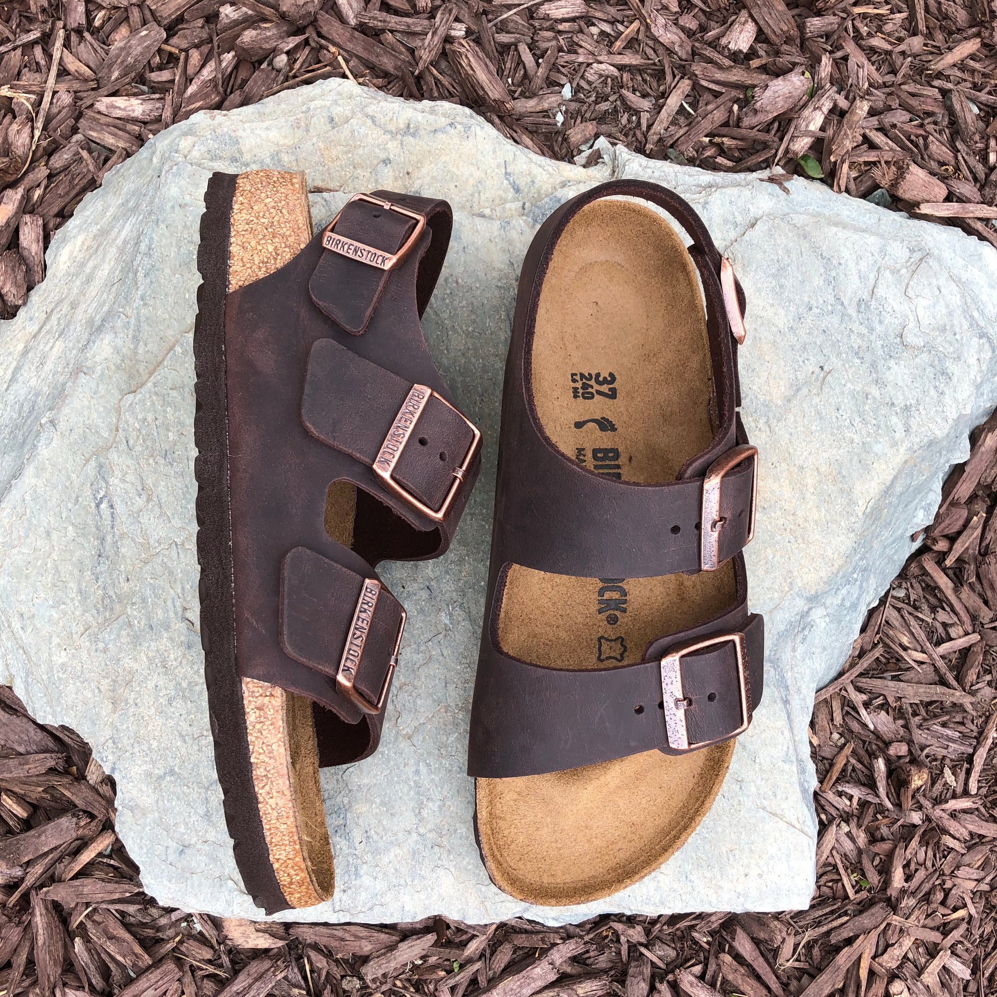 milano oiled leather birkenstock