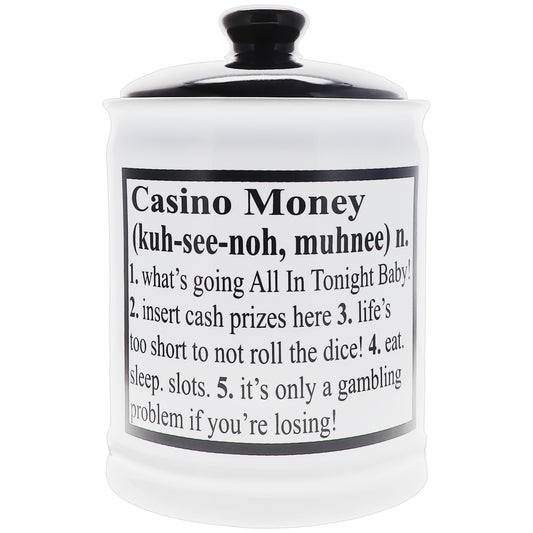 Cottage Creek Blackjack Fund Jar | Blackjack Gifts | Blackjack Piggy Bank for Ad