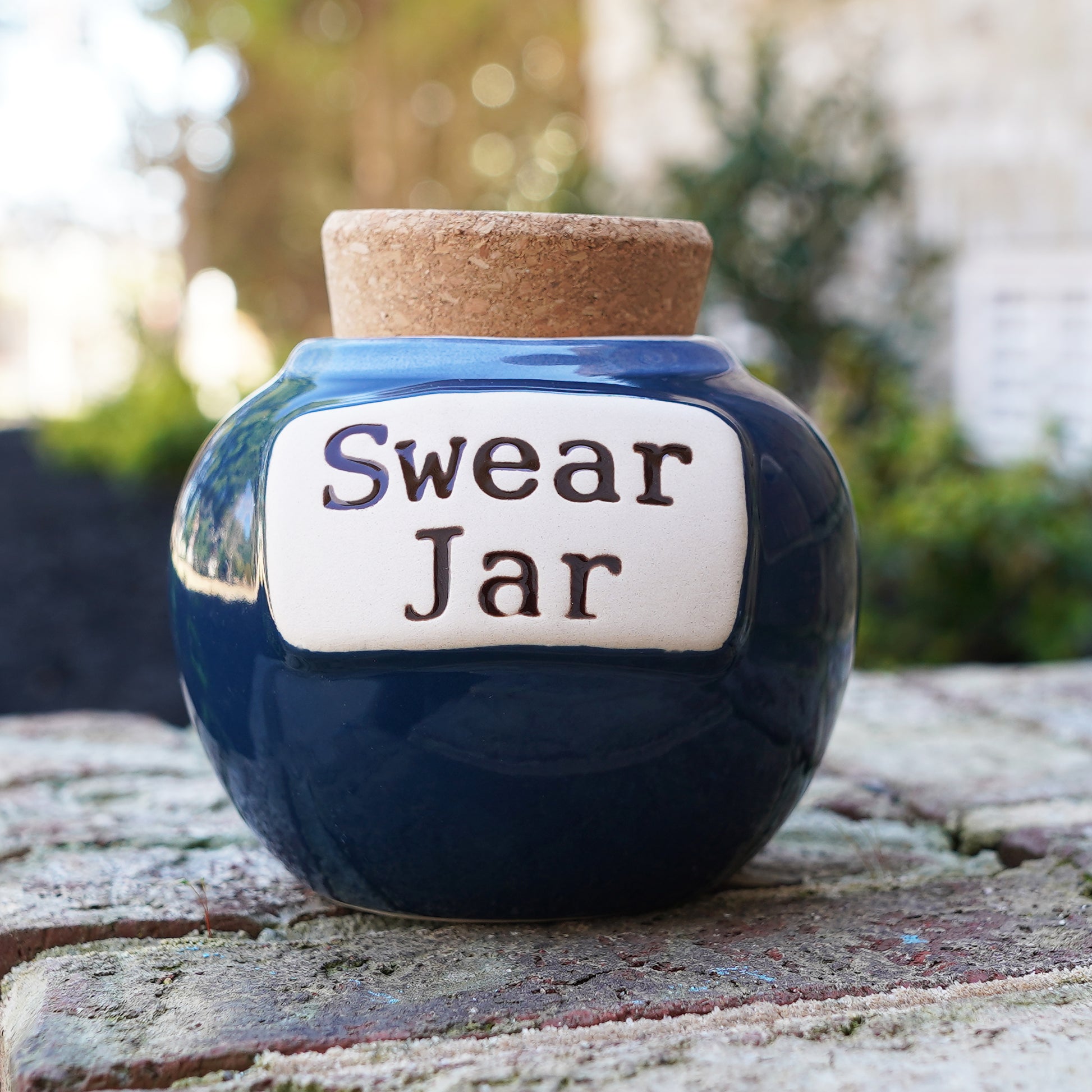 ceramic word jars banks