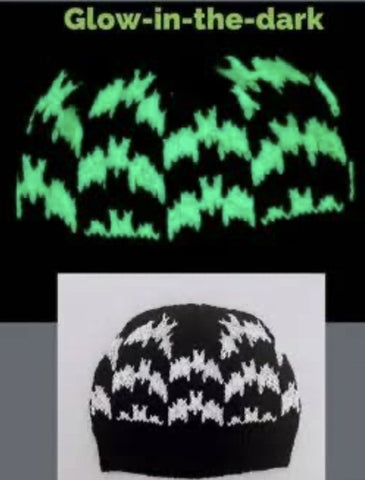 Spooky bat beanie