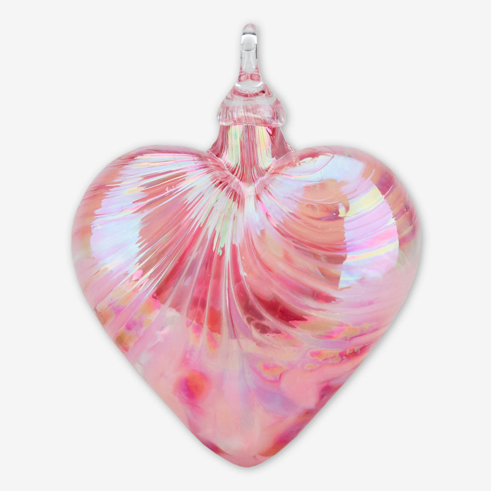 Glass Eye Studio: Classic Heart Ornaments: Sweet Pea