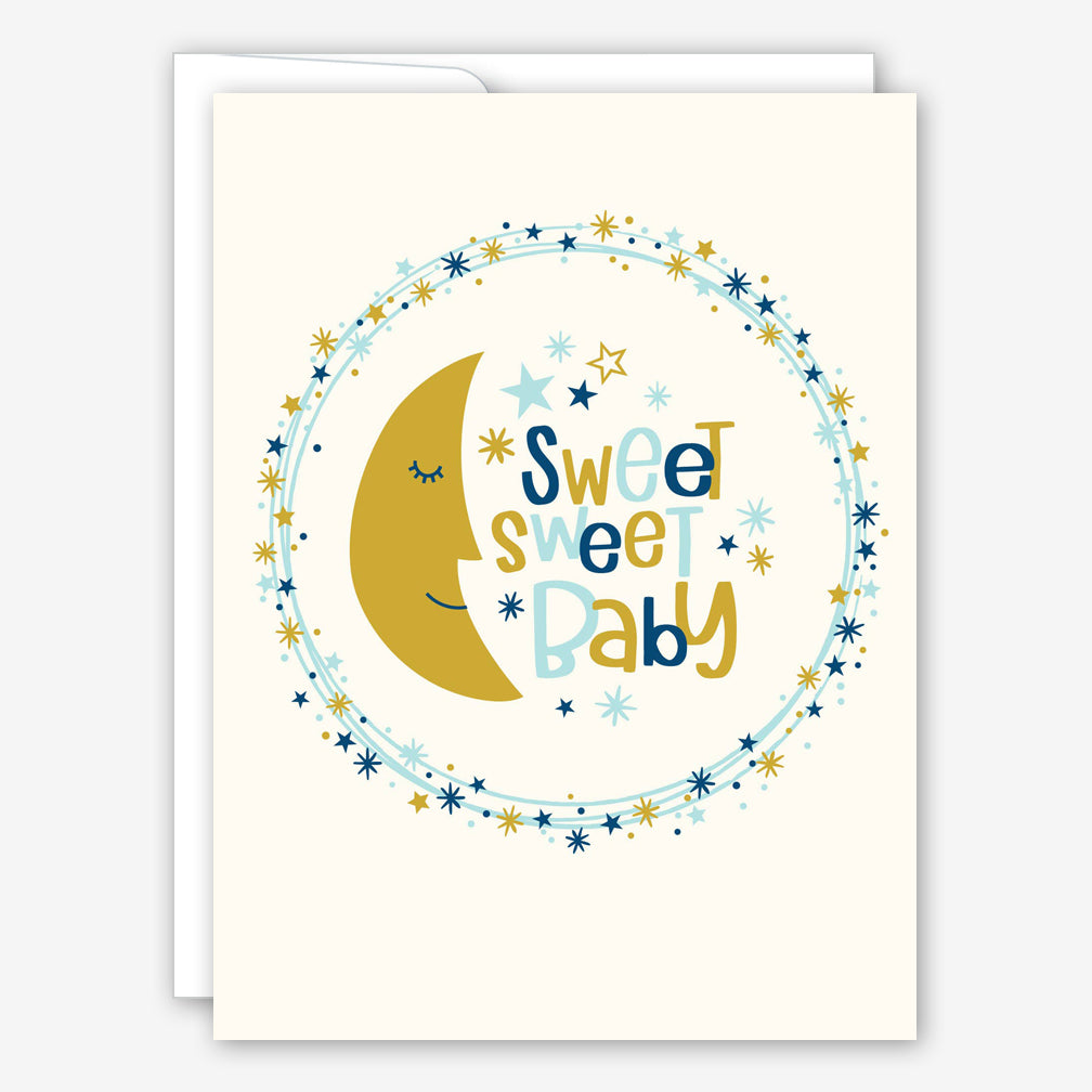 Great Arrow Baby Card: Sweet Moon Baby