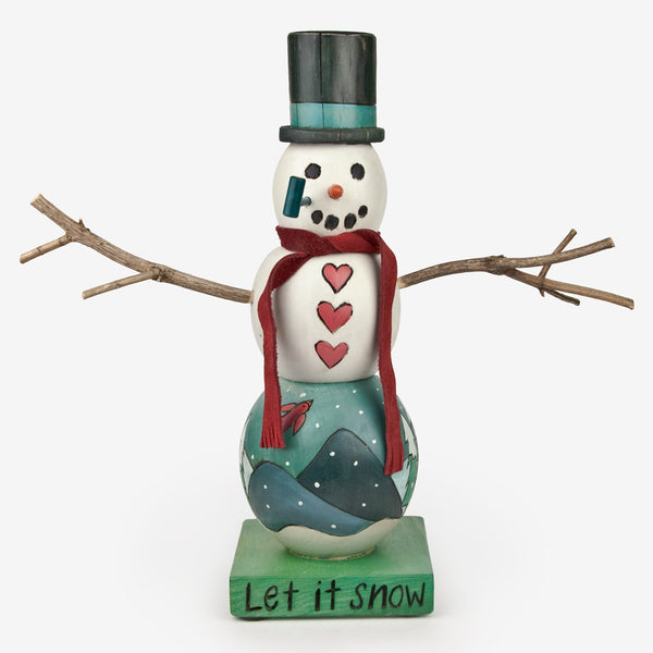 Sticks: Let it Snow Snowman - Fresh Crafts Gallery