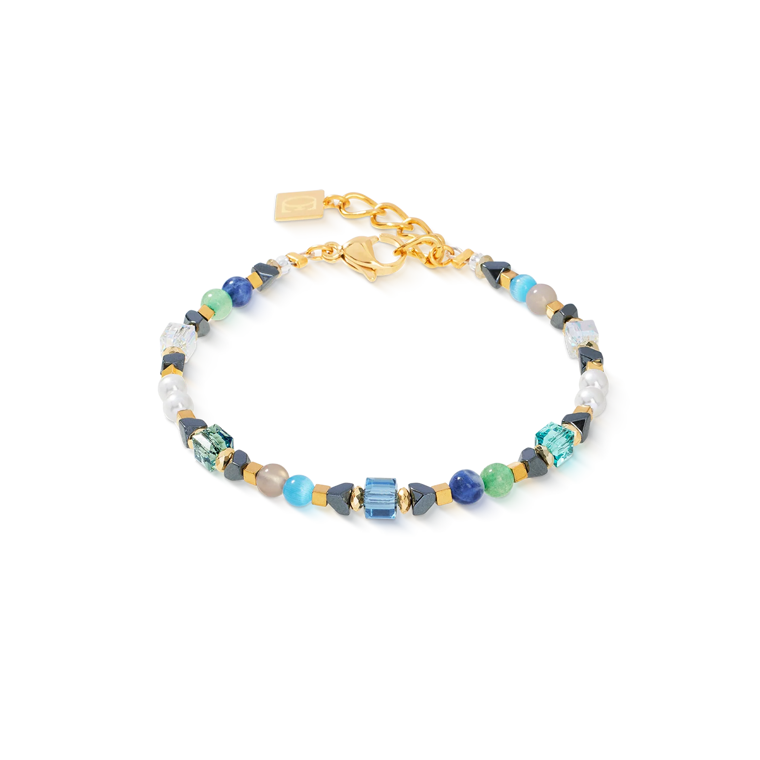 Bracelet Precious Shape Mix green-turquoise