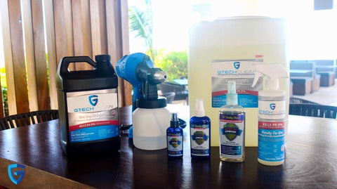 How to disinfect your car. Keep yourself protected with the entire line of GTech disinfecting and sanitizing products.