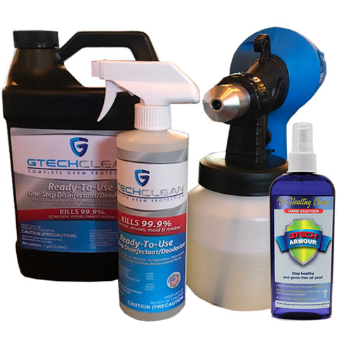 five tips for disinfecting and protecting against COVID-19 and other viruses make sure to use GTech Products for your home or business.