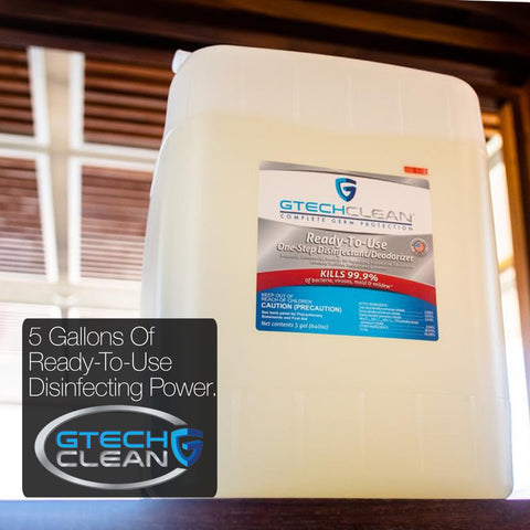 five gallon bulk disinfectant ready to use no dilution required no dangerous chemicals