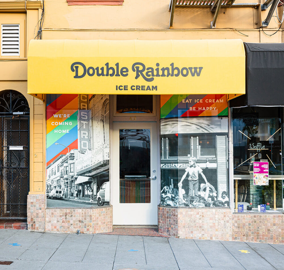 Double Rainbow Ice Cream