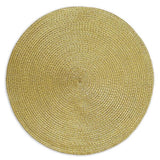 wholesale gold braided placemat