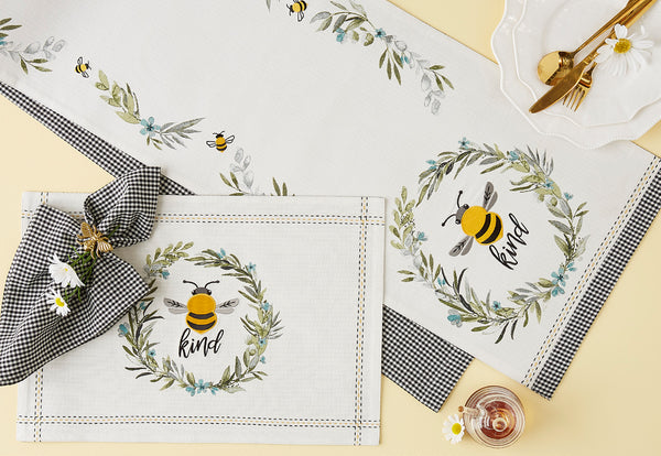 Always be Bumble & Kind Honey Bees Kitchen Cotton Terry Towels