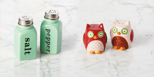 DIY Mr. Salt & Mrs. Pepper Shakers