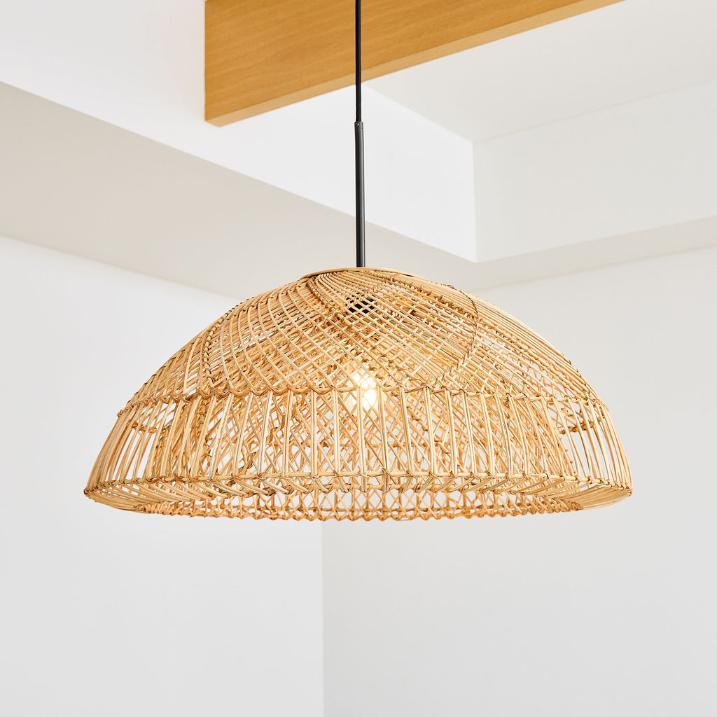 Rattan Chandelier, used by ULAH Interiors + Design in nursery design.