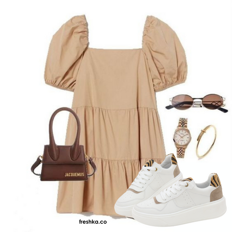 Ideas de outfit vestidos con tenis – FRESHKA CO