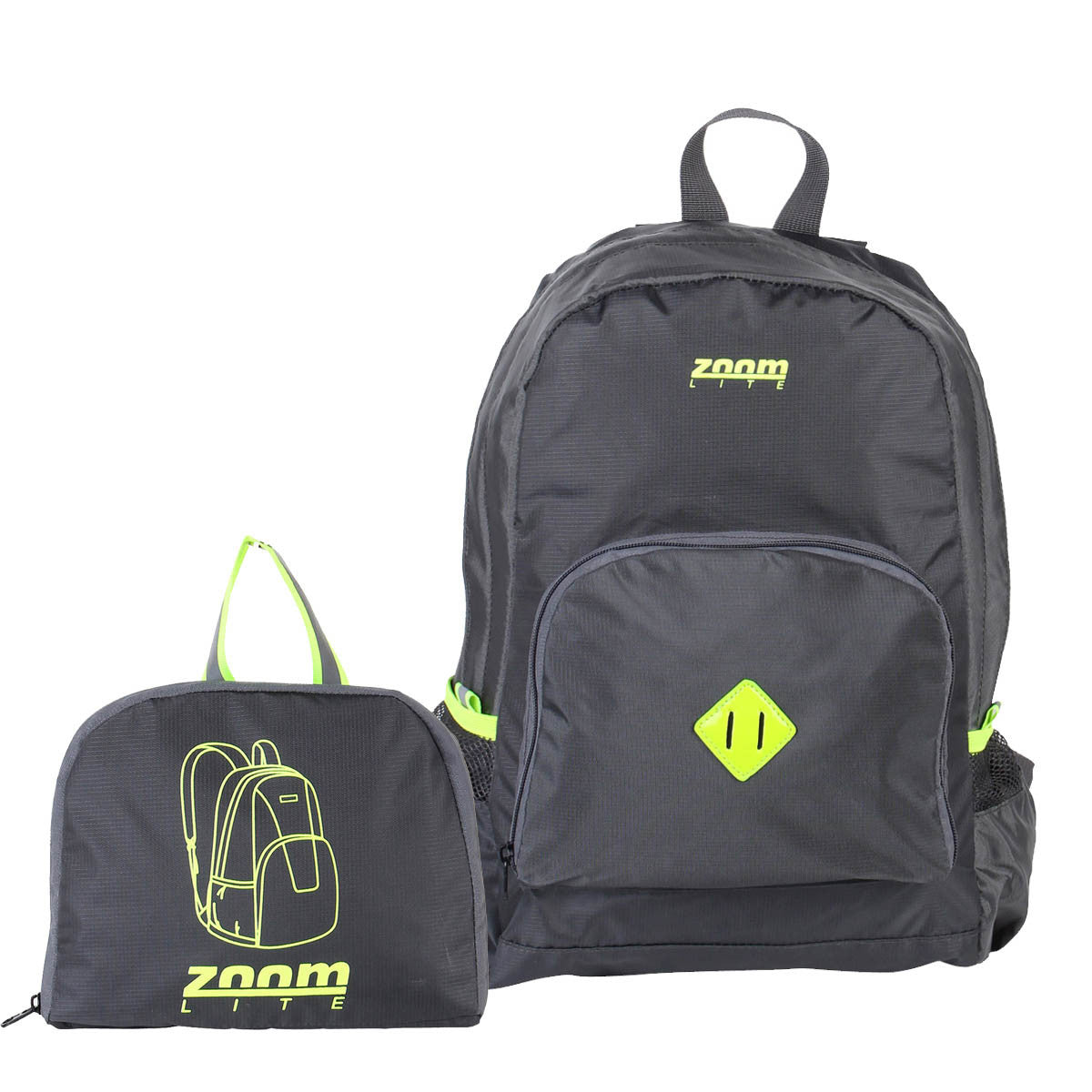 zoomlite Zoomlite Magic Lightweight Compact Packable Backpack 12L - Grey