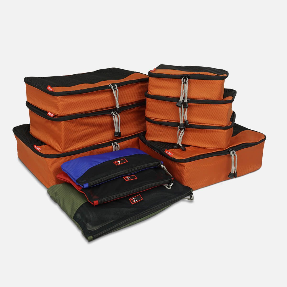 Zoomlite Packing Cubes Travel Organisers Ultimate 10 Pcs Set - fit so much in and save so much space they ve changed the way i pack and travel love them