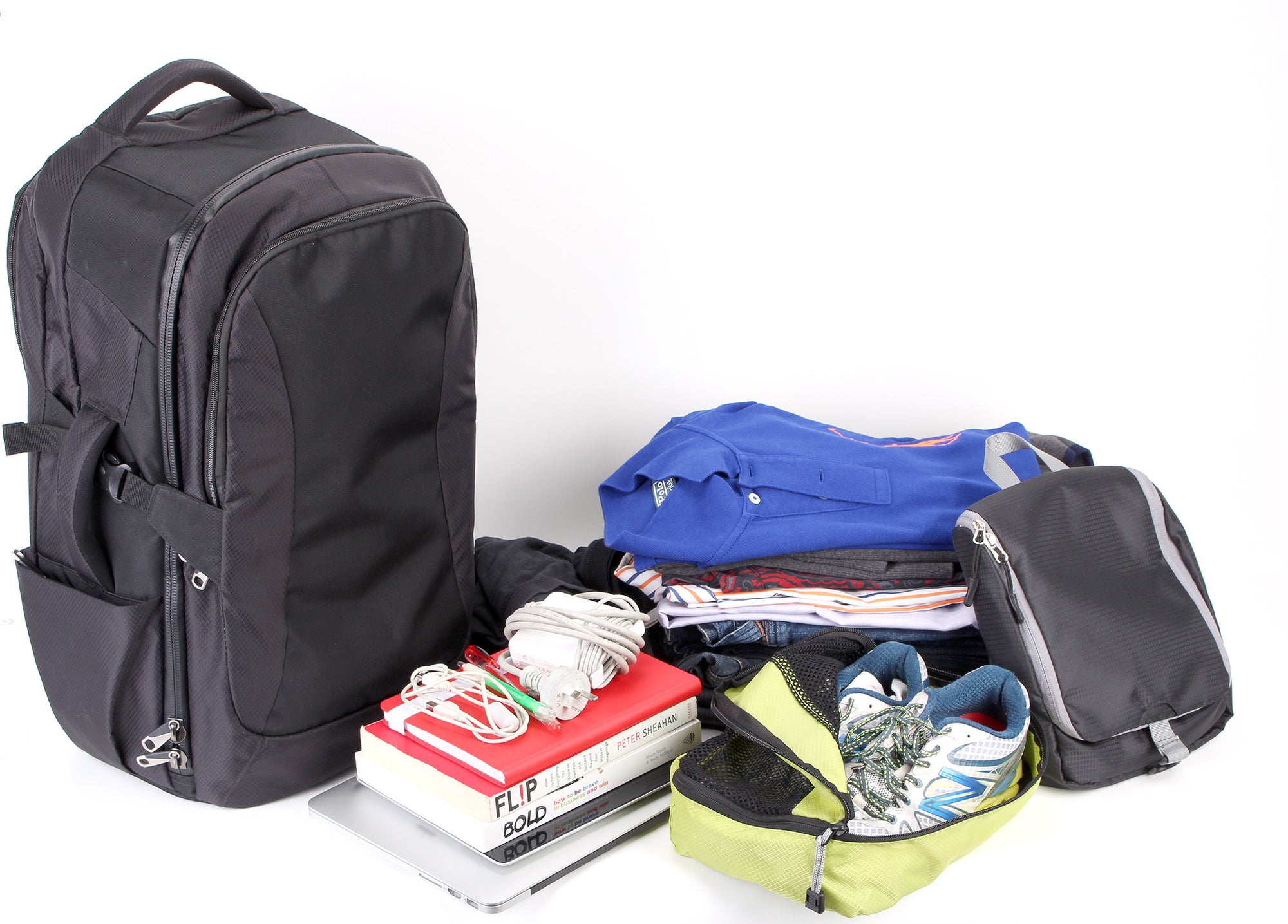 Zoomlite Road Warrior Comfortable Carryon Travel Laptop Backpack 34L