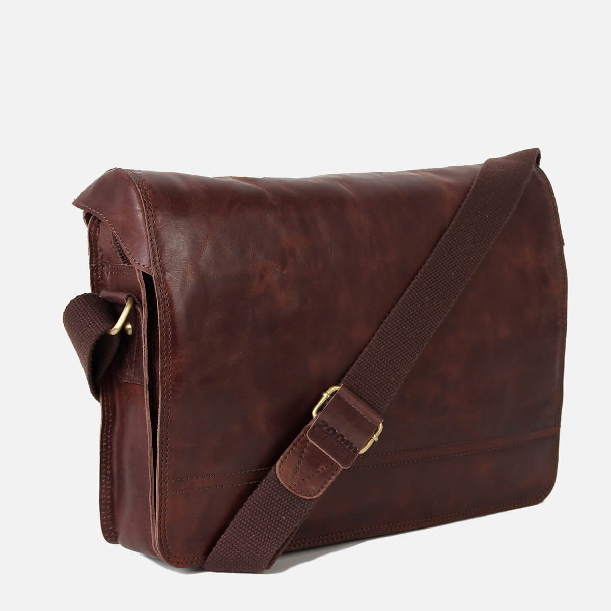 Vintage Leather Messenger Bags | Zoomlite Functional Laptop Bags