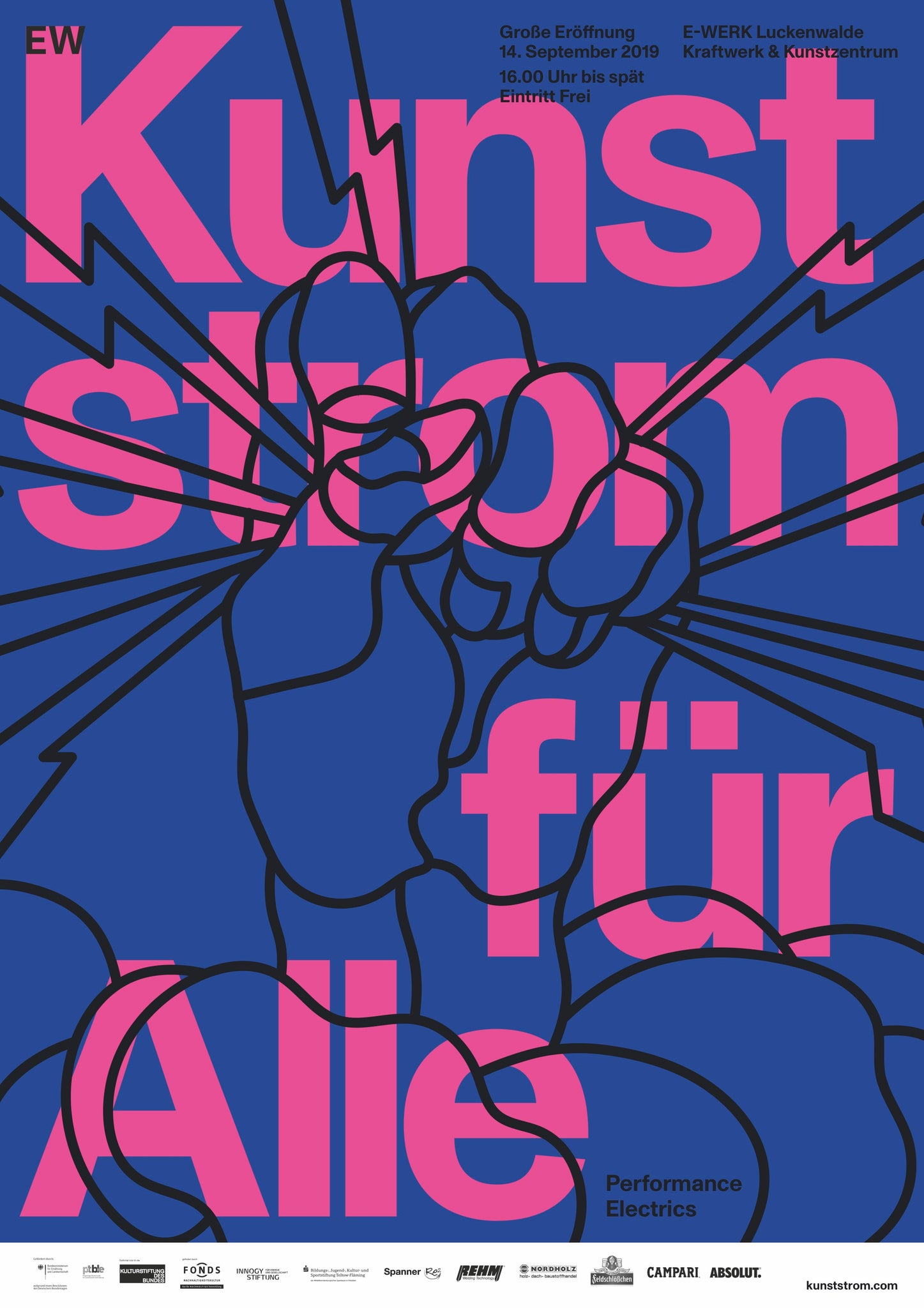 Kunststrom Fur Alle Poster 2 Sided E Werk Luckenwalde