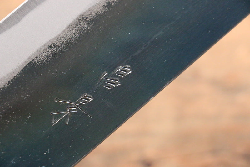昌景 水 青鋼二號 黑打 菜切 日本刀 170mm 美國櫻桃木握把 - 清助刃物