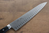 清助 瑞典鋼 牛刀鮭魚刀型 日本刀 240mm 黑合成木握把 - 清助刃物