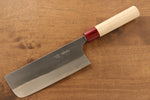 昌景 雪 白鋼二號 梨地 菜切 日本刀 165mm 木蘭握把 - 清助刃物