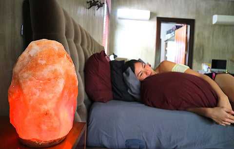 Himalayan salt lamps for sleep - Salt room builder