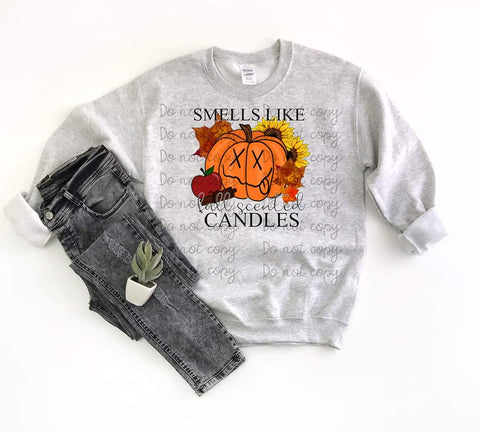 Smells like Fall scented candles sweatshirt