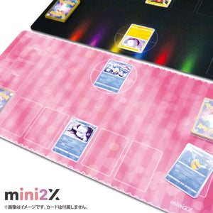 Tcg ポケモンカード 用 ラバー プレイマット バトルフィールド ハーフ ピンク 30 60cm ケース付き カードゲーム カードサプライ Mini2x Store ミニツーストア