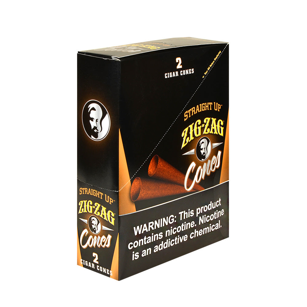 Zig-Zag® Unbleached Paper Cones 1 1/4 Size 100 Pack & Free Clipper