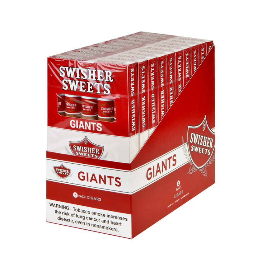 Swisher Sweets Giants 10 Packs of 5 Cigars – Tobacco Stock