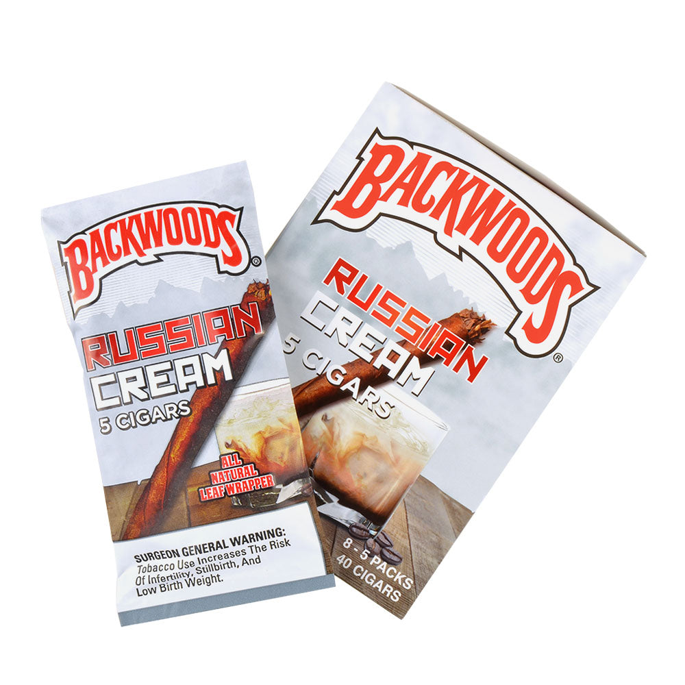 Box of 8 Backwoods Banana Blunts Cigarillo (5 pack)